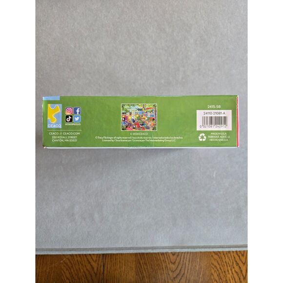 Ceaco Gone Camping 500 pc Tracy Flickinger 2024 Complete Pets Lake Birds - Picture 2 of 5